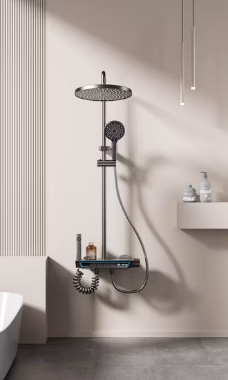 4170-Factory-Price-Four-Function-Digital-Display-Bathroom-Shower-Set-Rain-Shower